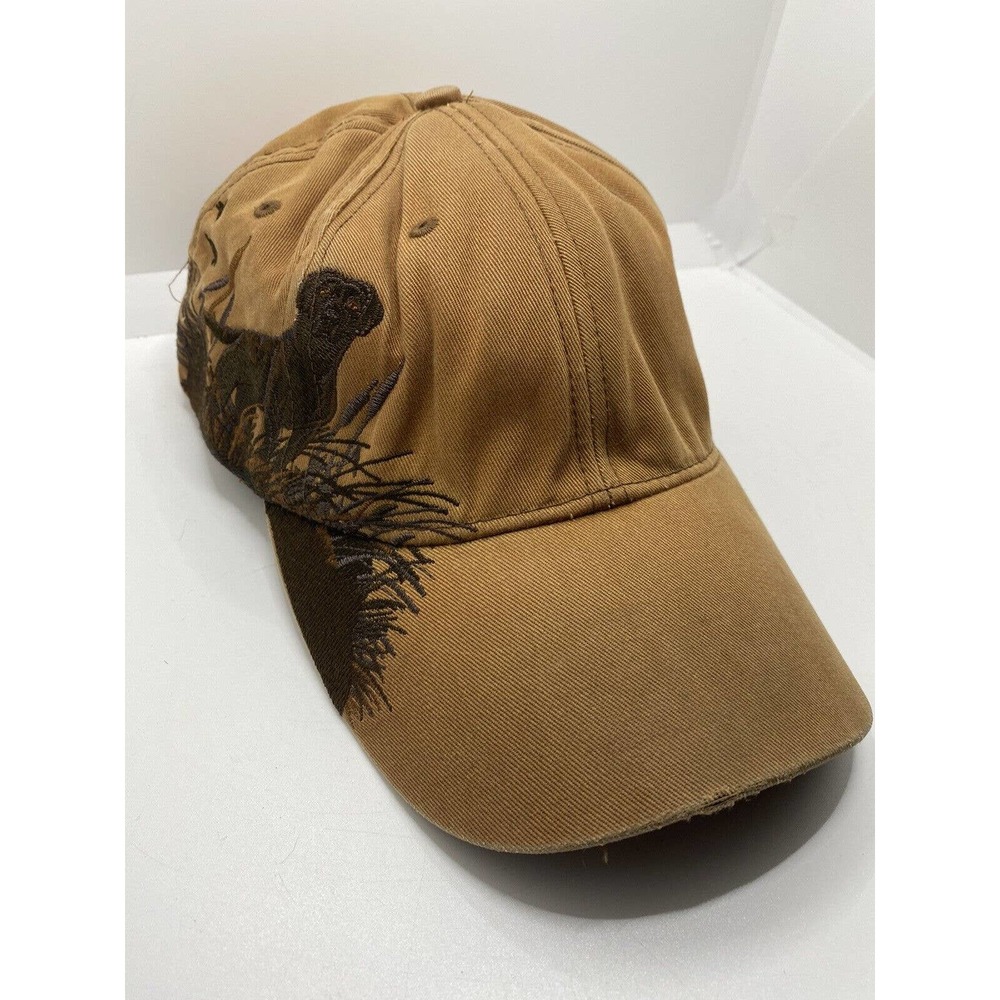 Dri-Duck Wildlife Series Hat Baseball Cap Labrador Hunting Brown Cotton